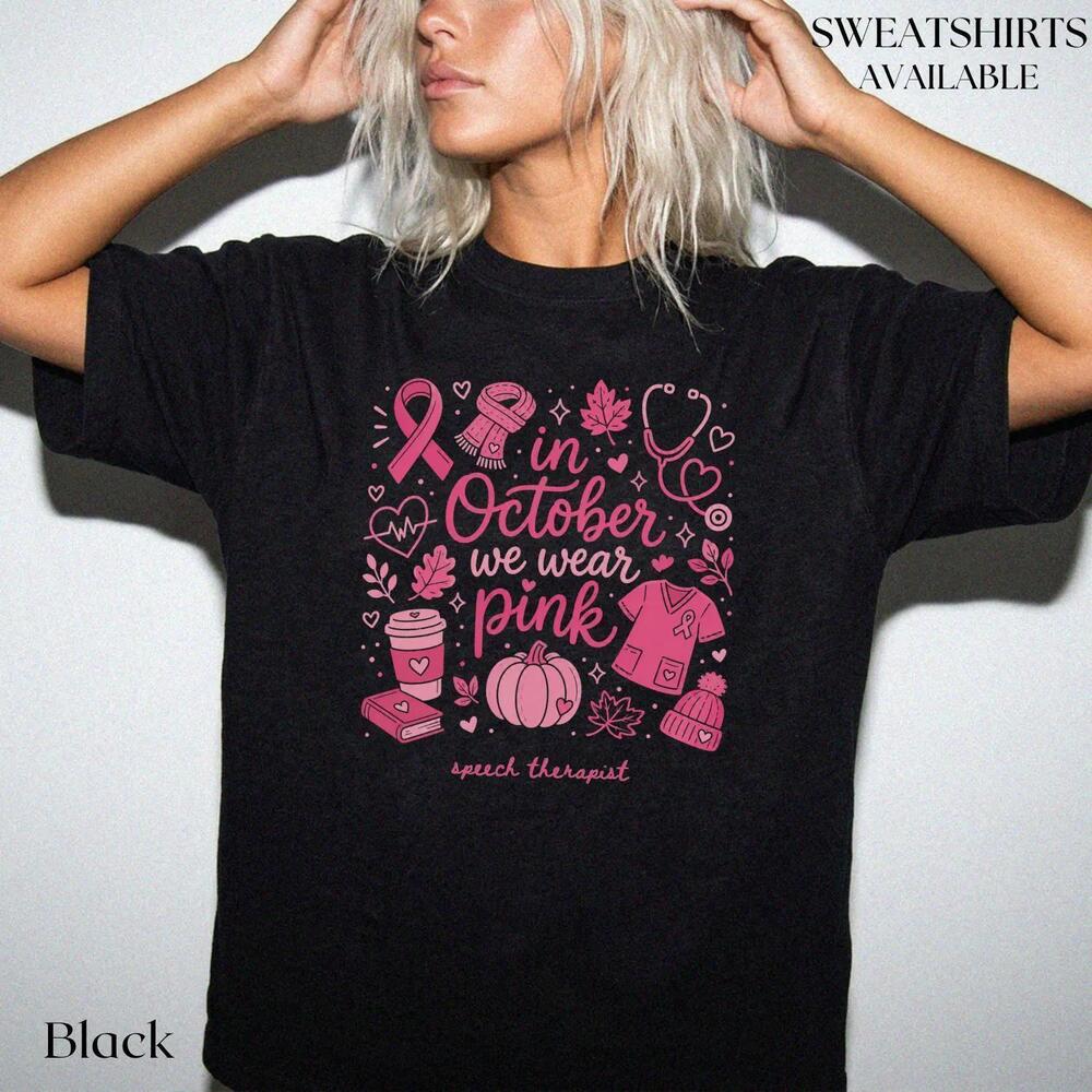 In October We Wear Speech Therapist Shirt